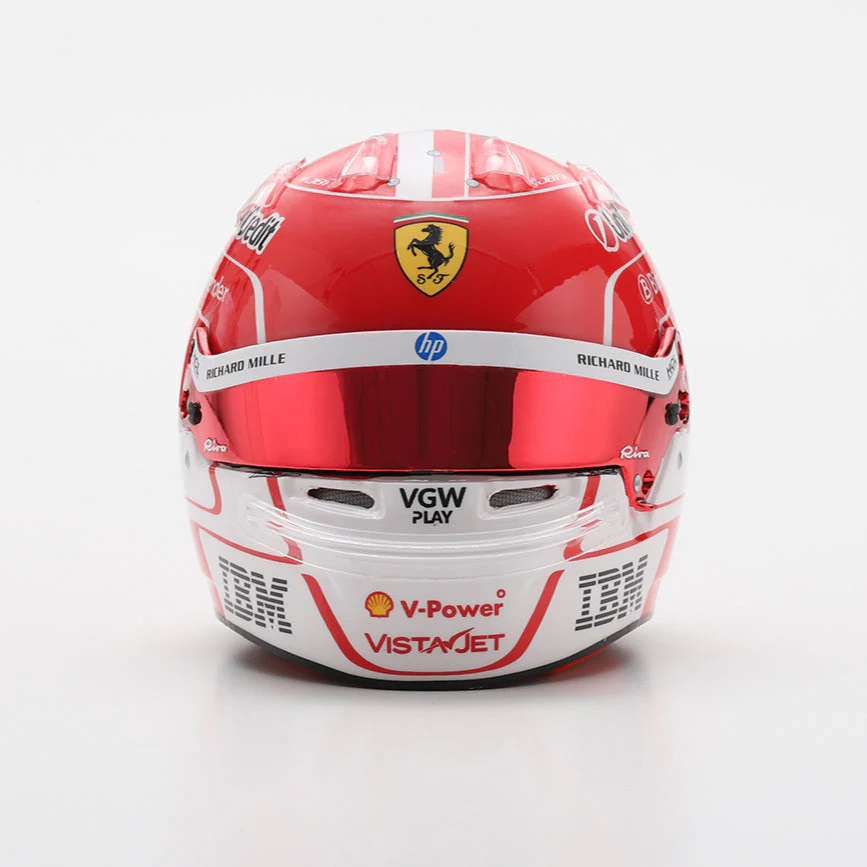 Charles Leclerc Helmet Scuderia Ferrari F1 Season 2025 Helmet - Looksmart 1:5 Helmet - Image 4