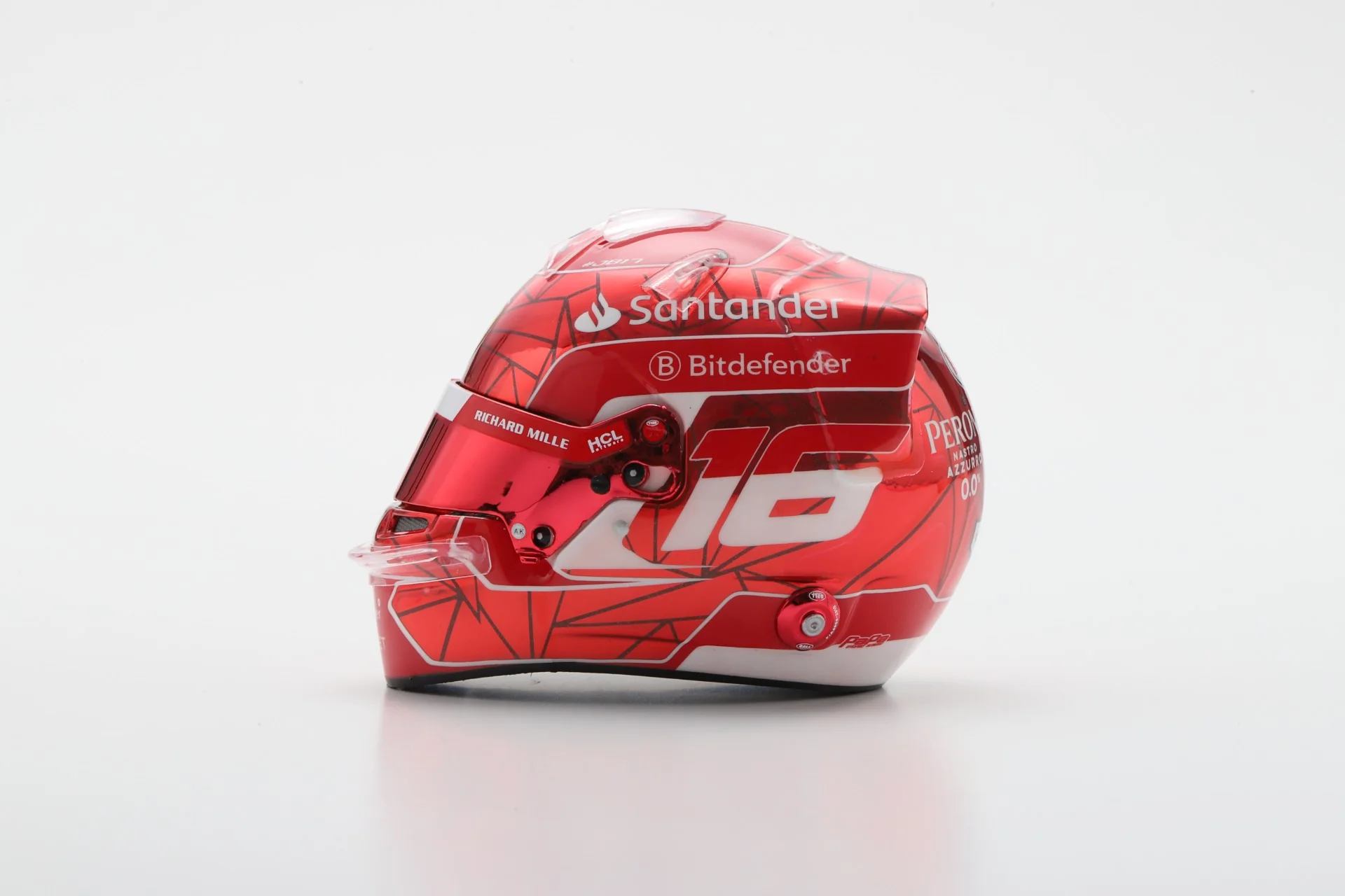 Charles Leclerc Helmet Scuderia Ferrari Singapore GP 2024 Helmet - Looksmart 1:5 Helmet