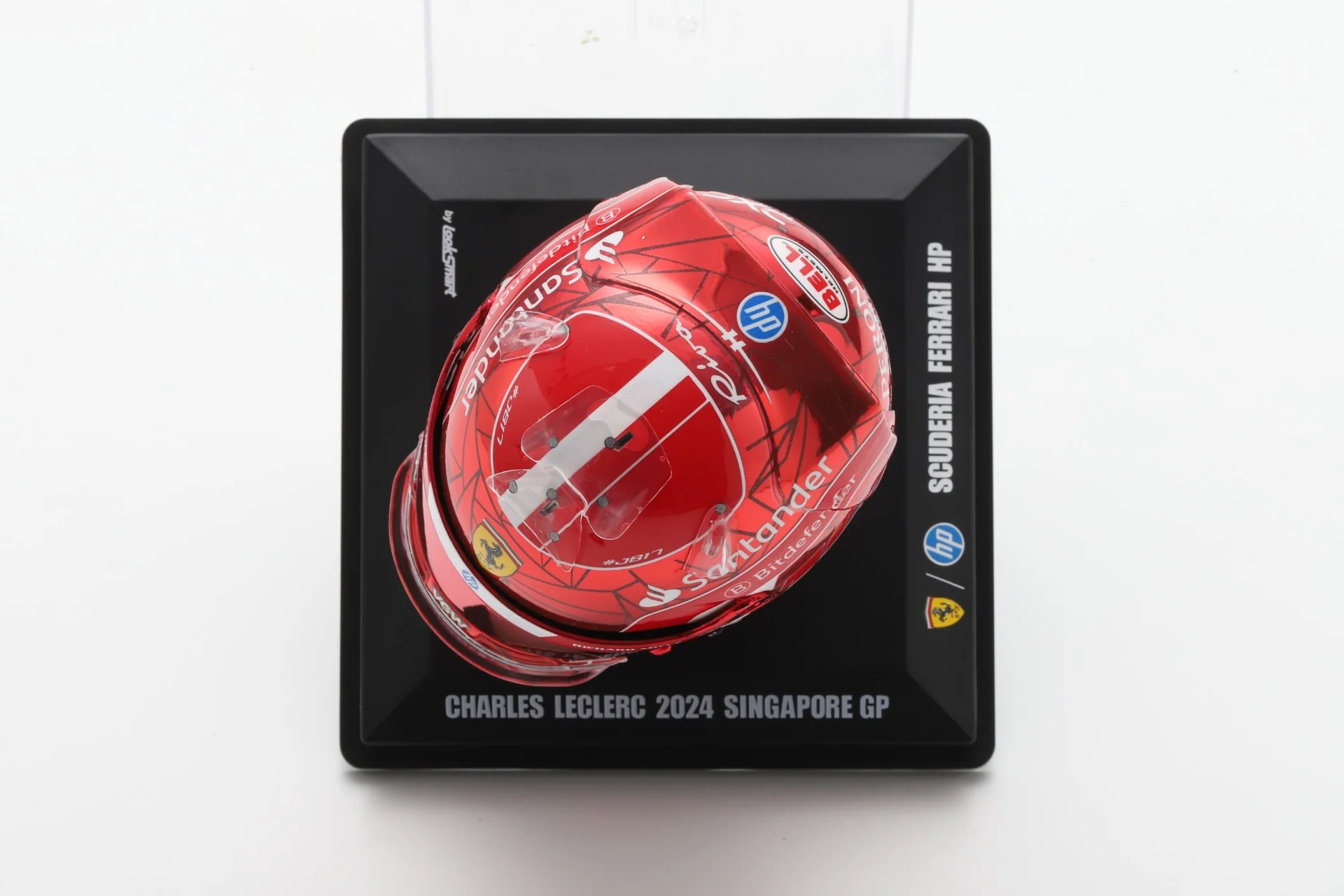 Charles Leclerc Helmet Scuderia Ferrari Singapore GP 2024 Helmet - Looksmart 1:5 Helmet - Image 2