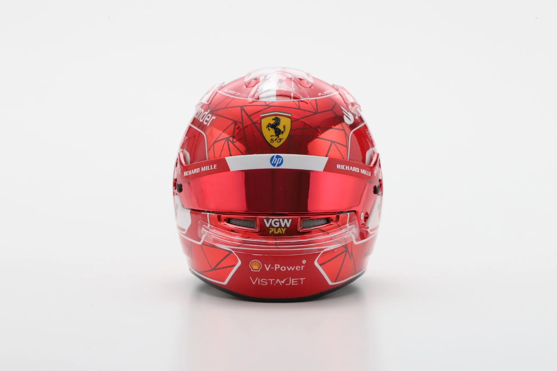 Charles Leclerc Helmet Scuderia Ferrari Singapore GP 2024 Helmet - Looksmart 1:5 Helmet - Image 4
