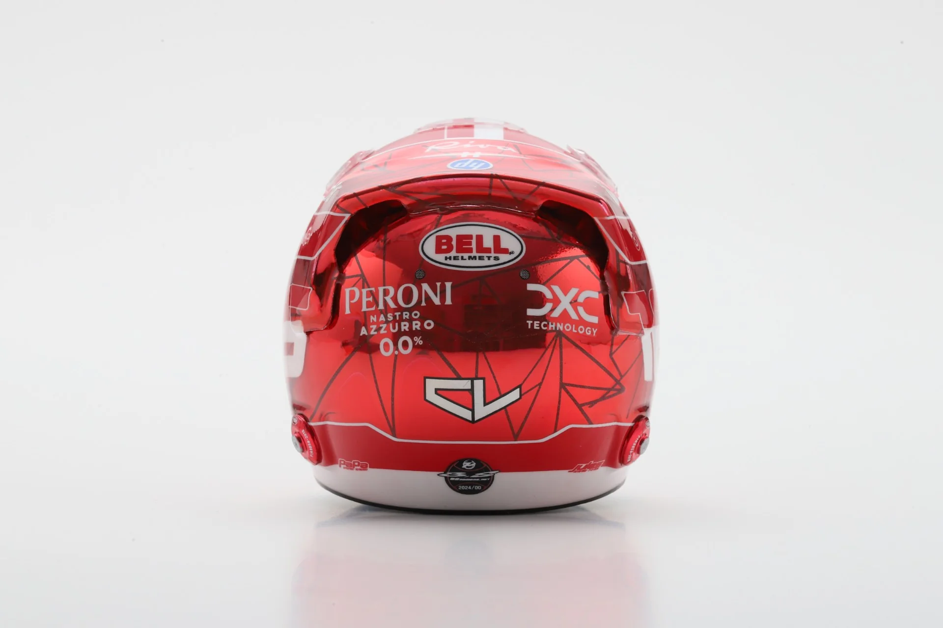 Charles Leclerc Helmet Scuderia Ferrari Singapore GP 2024 Helmet - Looksmart 1:5 Helmet - Image 5