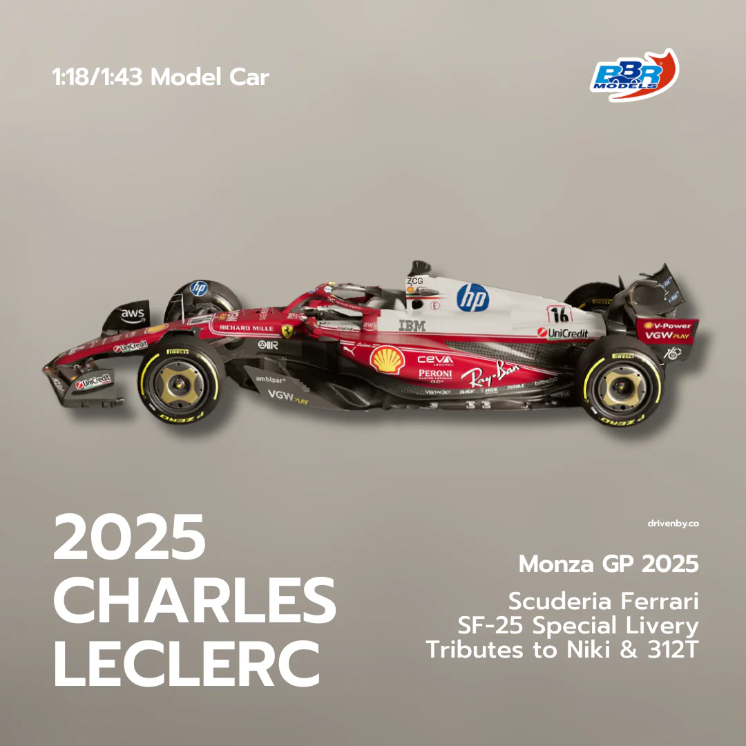 Charles Leclerc - Scuderia Ferrari Ferrari SF25 Monza livery 2025 - BBR Models