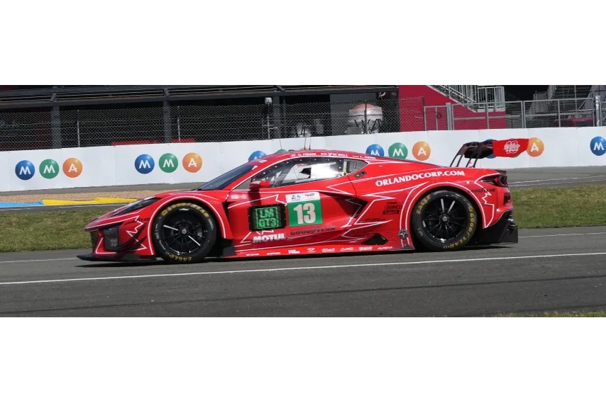 Corvette Z06 LMGT3.R No.13 13 AUTOSPORT Le Mans 24H 2026 - Spark Model Car