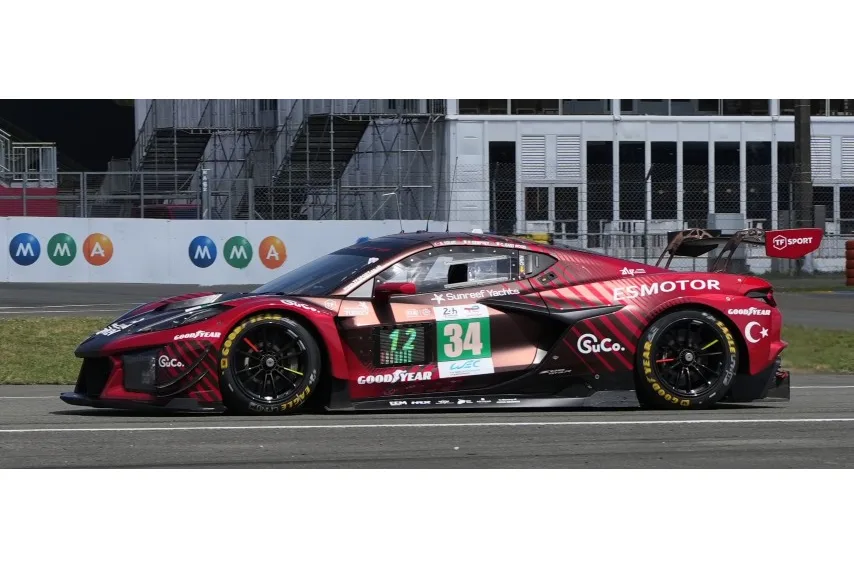 Corvette Z06 LMGT3.R No.34 RACING TEAM TURKEY BY TF Le Mans 24H 2026 - Spark Model Car