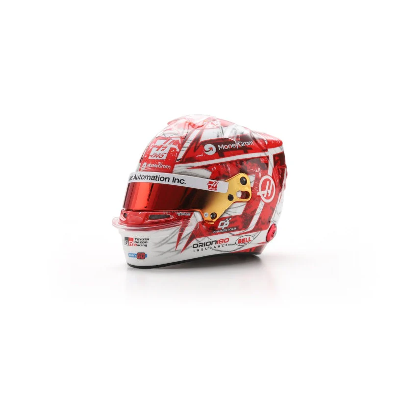 Esteban Ocon Helmet Japanese GP 2025 - MoneyGram Haas F1 Team - Spark 1:5 Helmet - Image 3