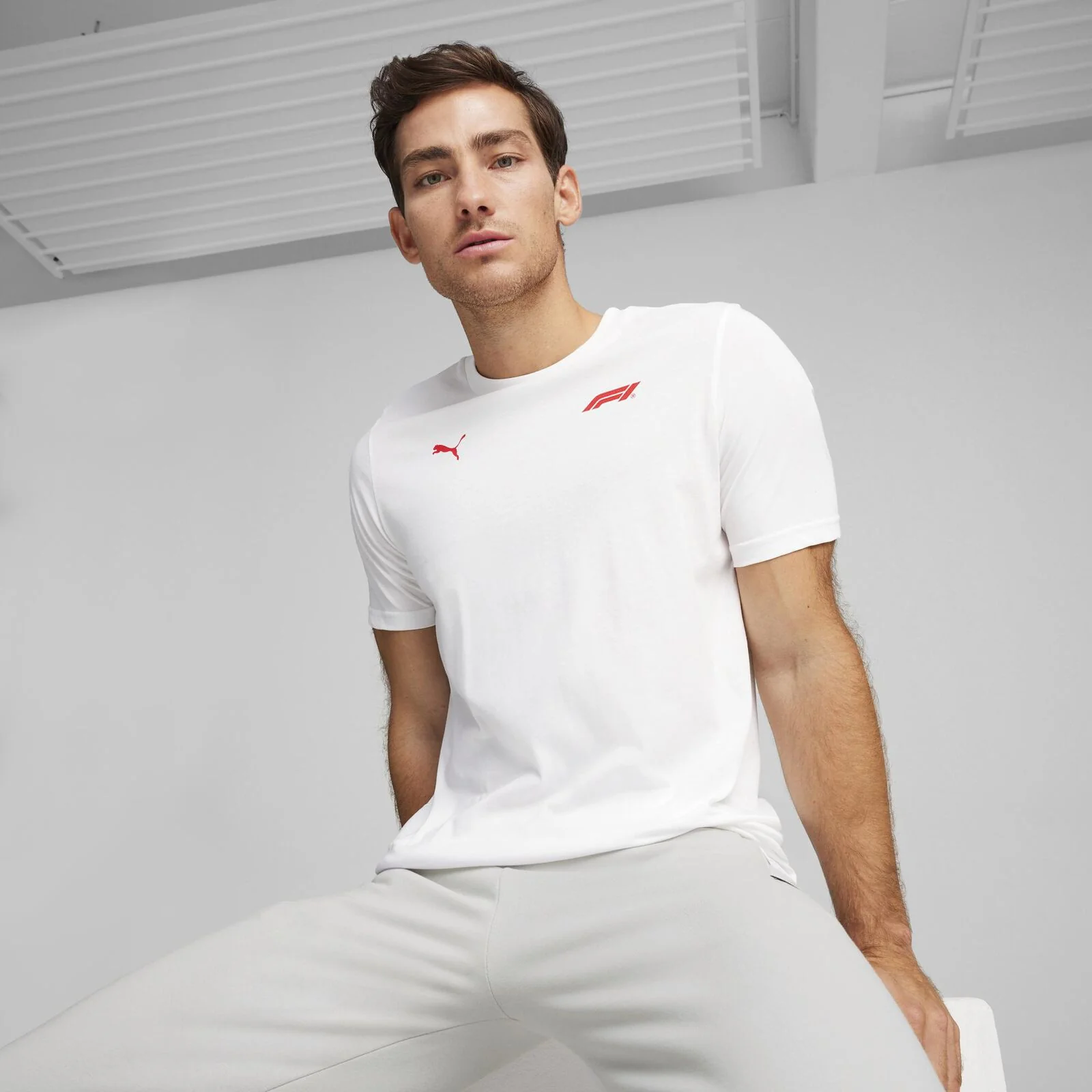 F1 Tech Collection – 2024 PUMA ESS F1® Logo T-shirt - White - Image 3