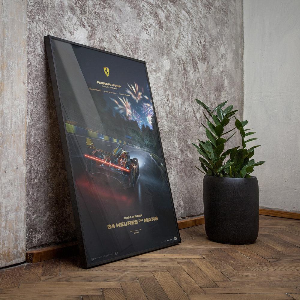 Ferrari 499P | Le Mans Victory 2024 | 24h Le Mans Poster - Image 5