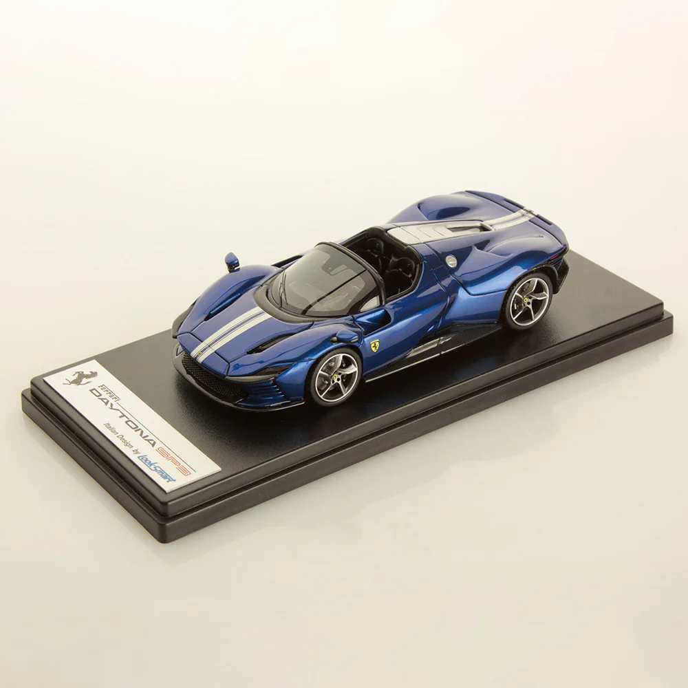 Ferrari Daytona SP3 Blu Elettrico Open Roof 1:43 Looksmart Model Car