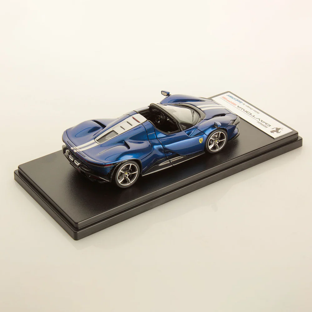 Ferrari Daytona SP3 Blu Elettrico Open Roof 1:43 Looksmart Model Car - Image 2