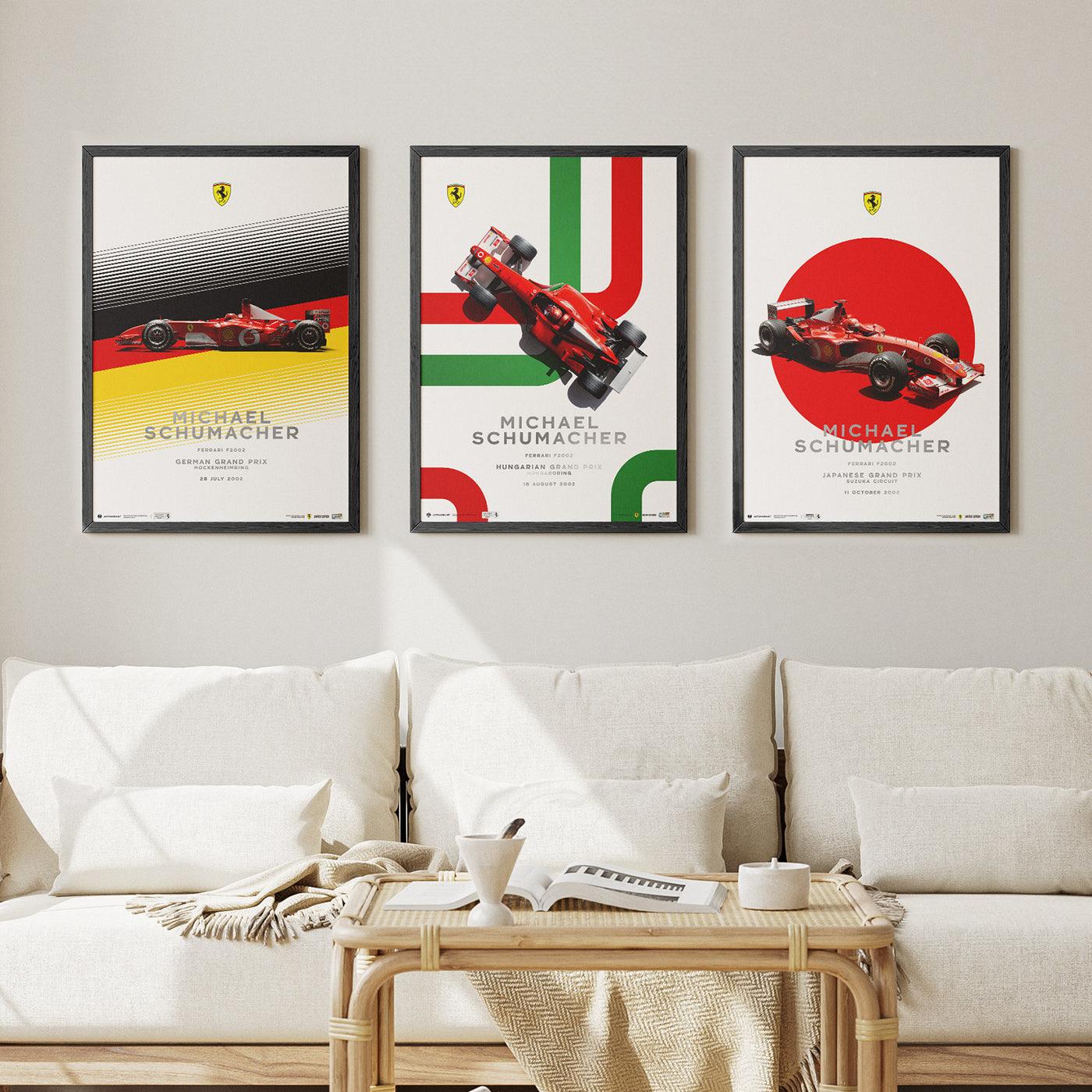 Ferrari F2002 - Michael Schumacher Hungarian GP 2002 | Automobilist Poster - Image 8
