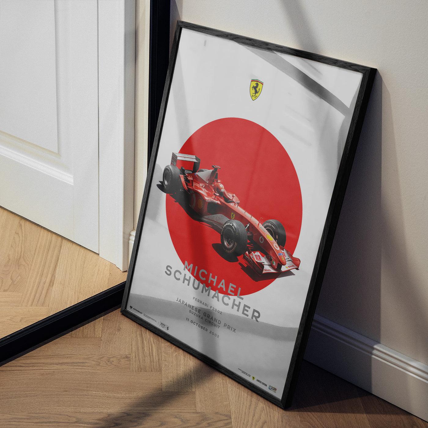Ferrari F2002 - Michael Schumacher Suzuka GP 2002 | Automobilist Poster - Image 6