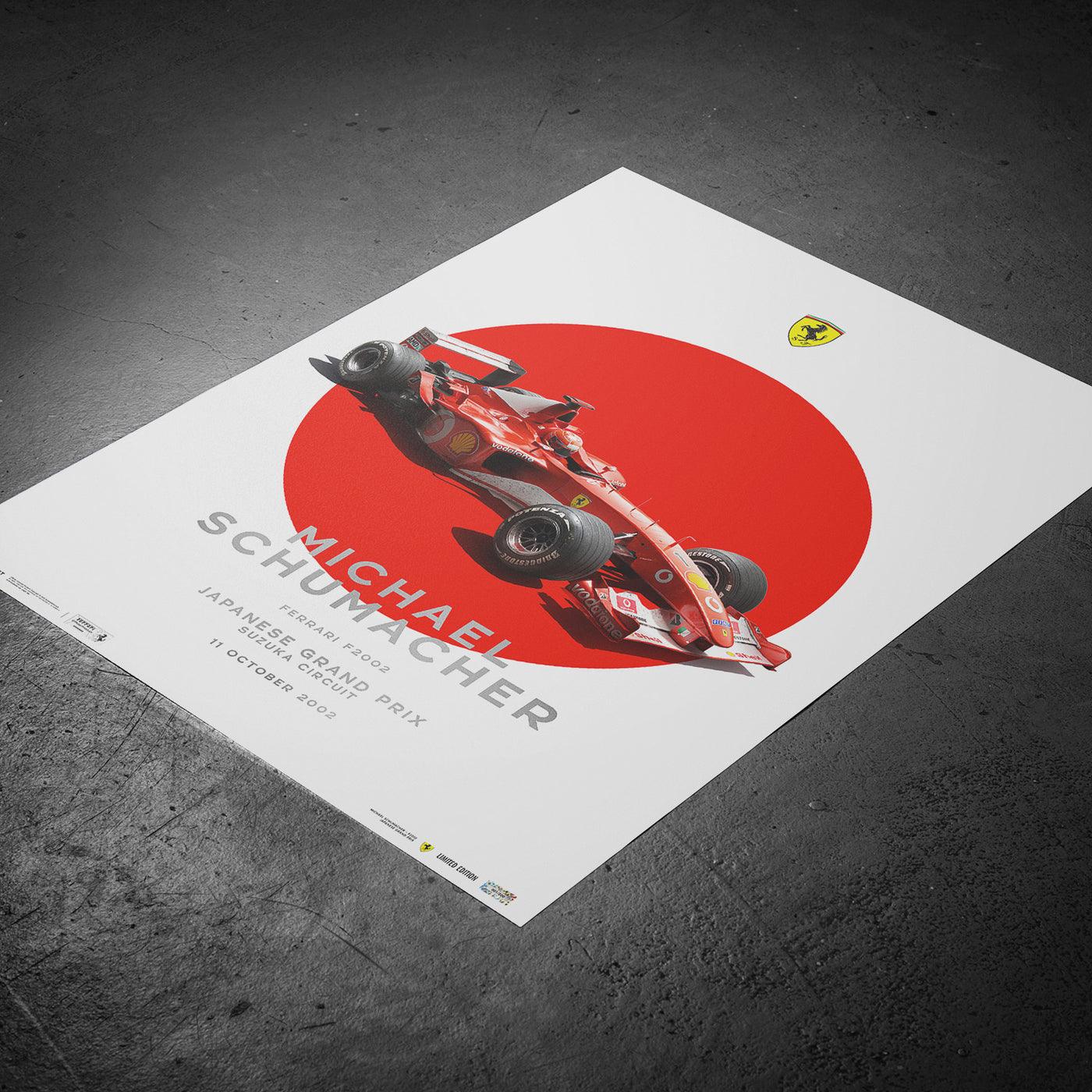 Ferrari F2002 - Michael Schumacher Suzuka GP 2002 | Automobilist Poster - Image 7