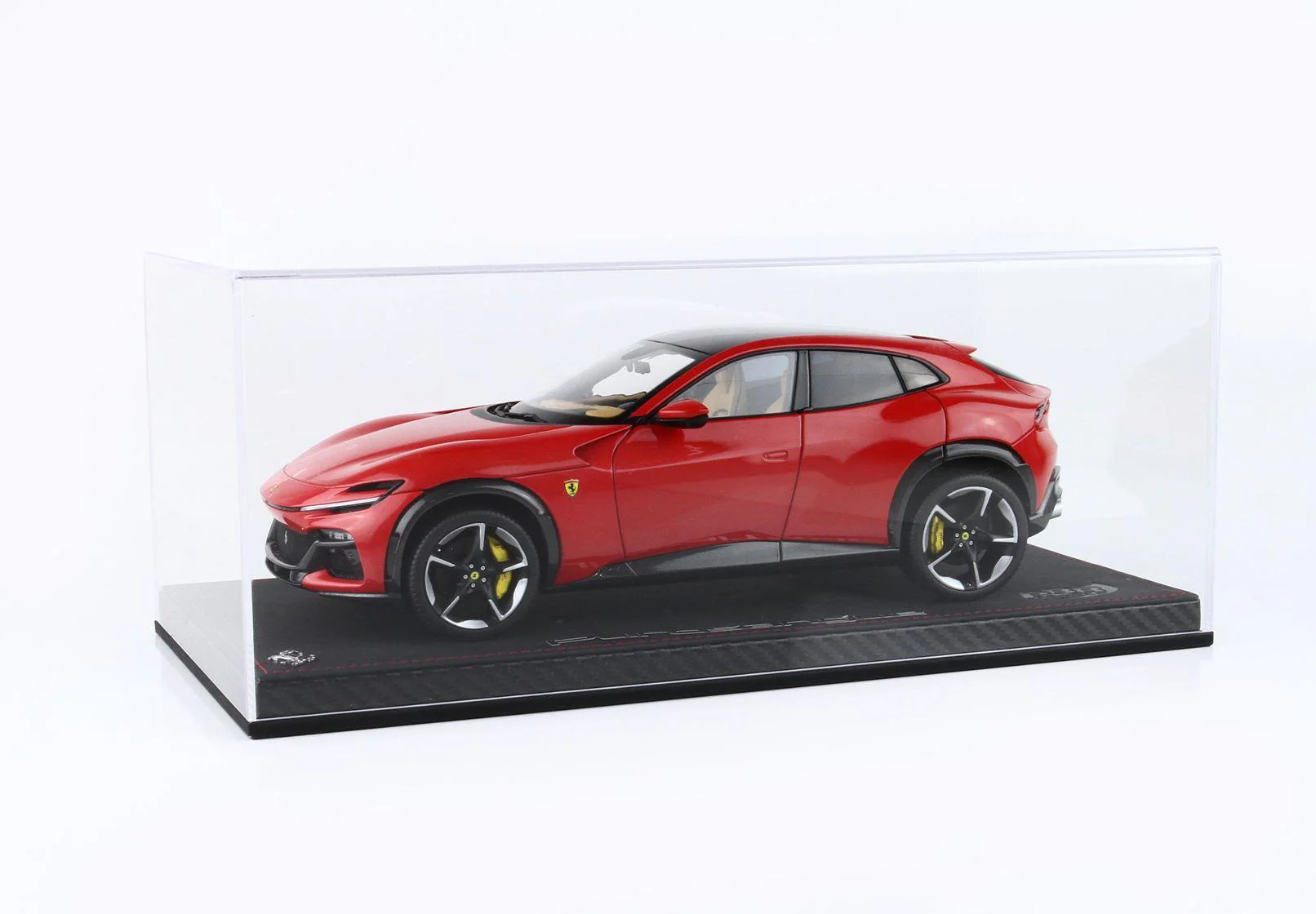 Ferrari Purosangue Panoramic roof Rosso Corsa / Grigio Titanio Diecast 1:18 - BBR Model Car - Image 2