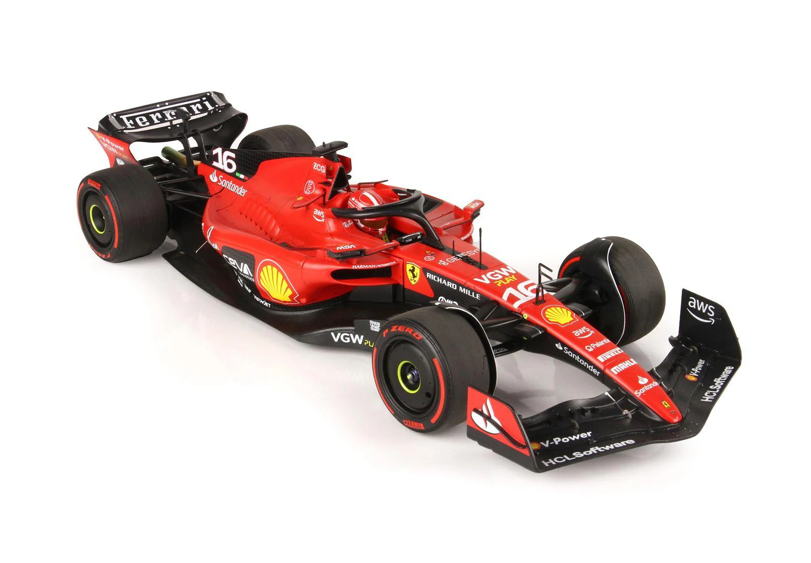 Ferrari SF-23 Bahrain GP 2023 - Charles Leclerc - 1:18 BBR Model Car - Image 2