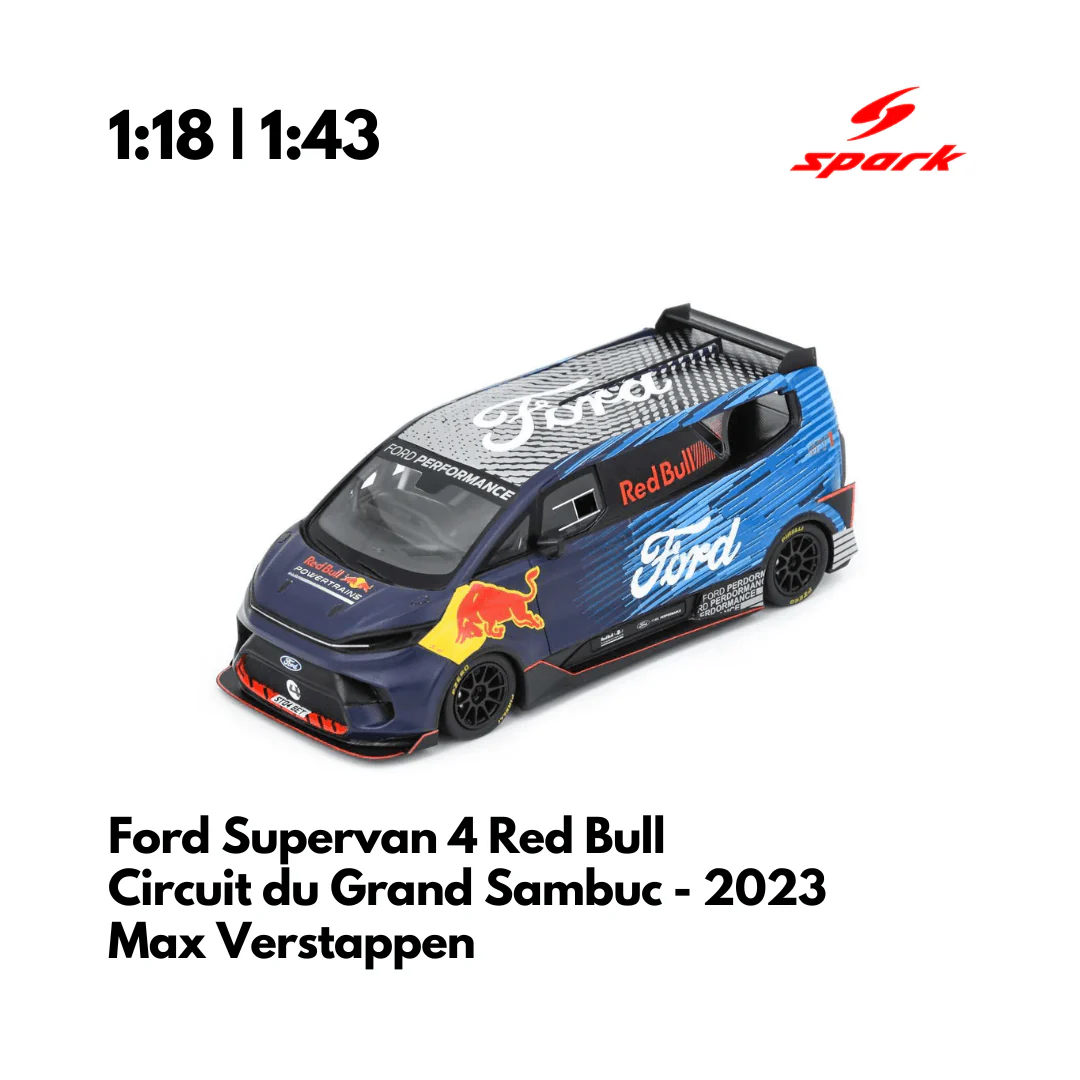 Ford Supervan 4 RedBull - Circuit du Grand Sambuc 2023 - 1/43 Spark Model Car