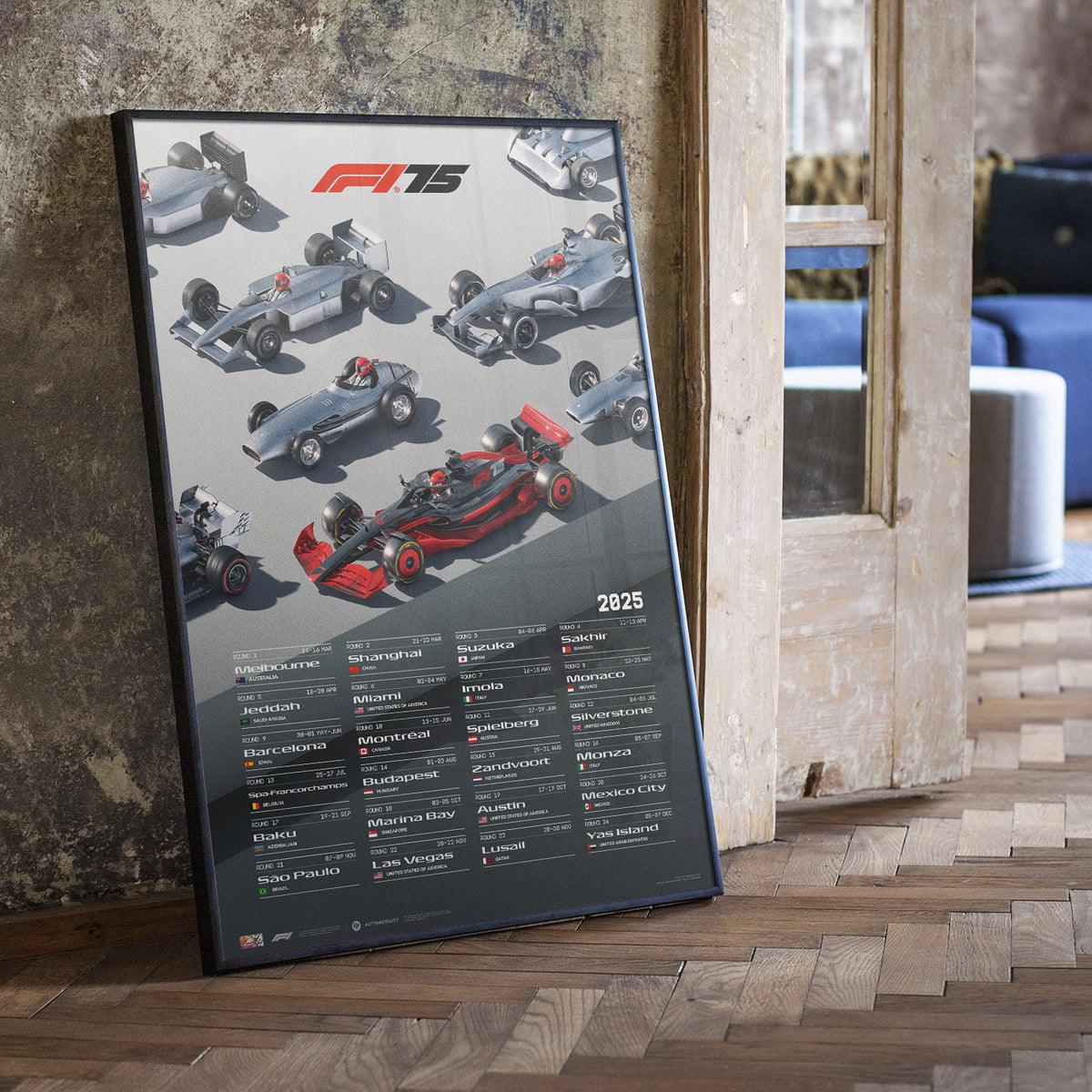 Formula 1® - 75th anniversary - 2025 Calendar Poster - Image 3