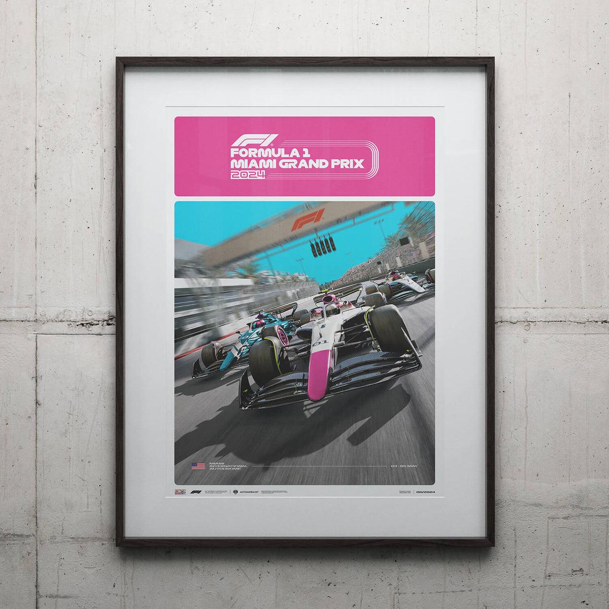 Formula 1® - Miami Grand Prix - 2024 Poster - Image 3