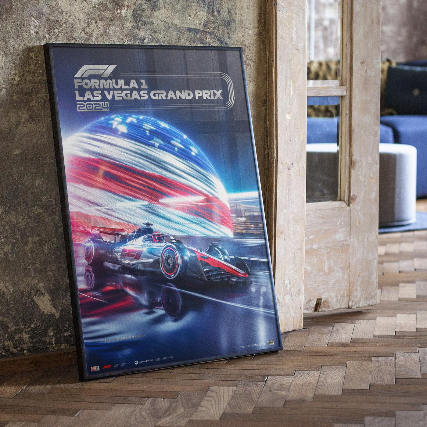 FORMULA 1 LAS VEGAS GRAND PRIX 2024 - Night Race | Collector’s Poster - Image 2