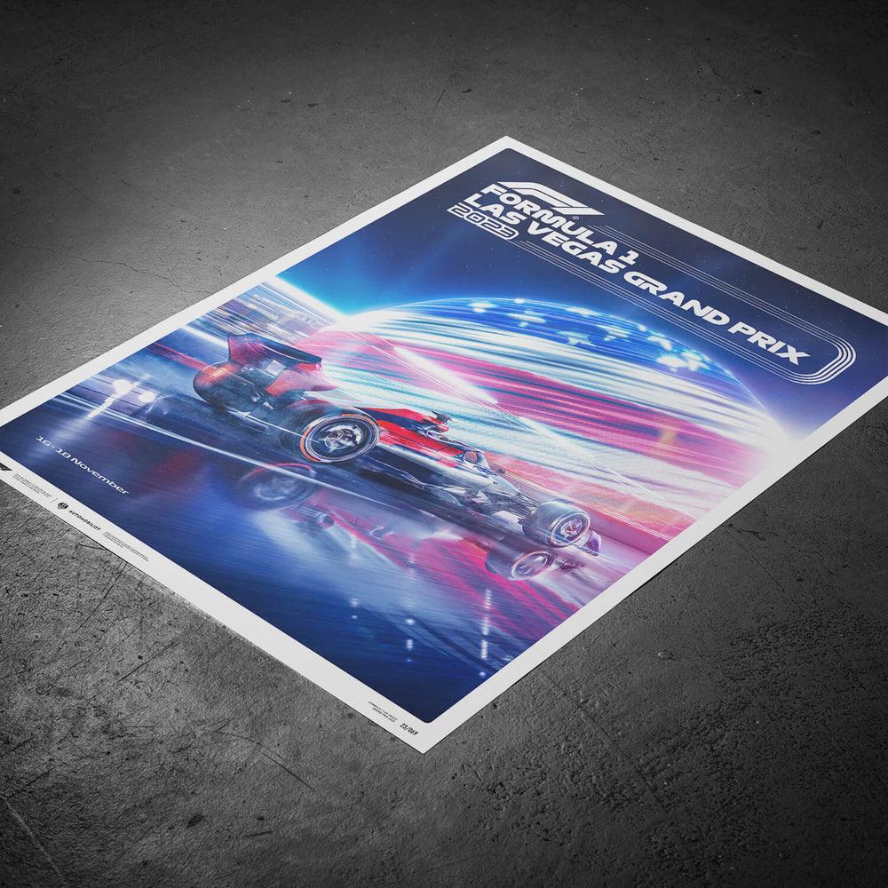 Formula 1 - Las Vegas Grand Prix - City of Lights - 2023 Automobilist Poster - Image 5
