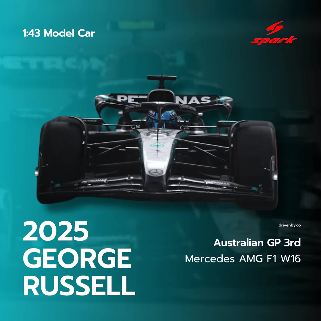 George Russell - 3rd Australian GP 2025 Mercedes F1 Team W16 Model Car - Spark Model - Image 2