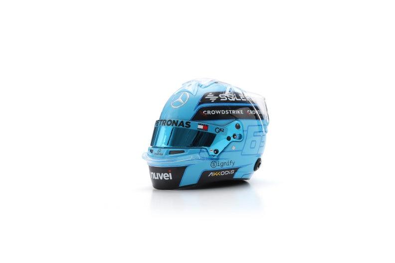 George Russell Helmet Farwell Lewis Hamilton - Mercedes AMG F1 Adu Dhabi GP 2024 Special F1 Helmet - 1/5 Proportion Mini Helmet - Image 3