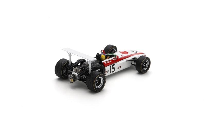 Honda RA301 No.15 Italian GP 1968 David Hobbs - 1/43 Heritage Spark Model Car - Image 3