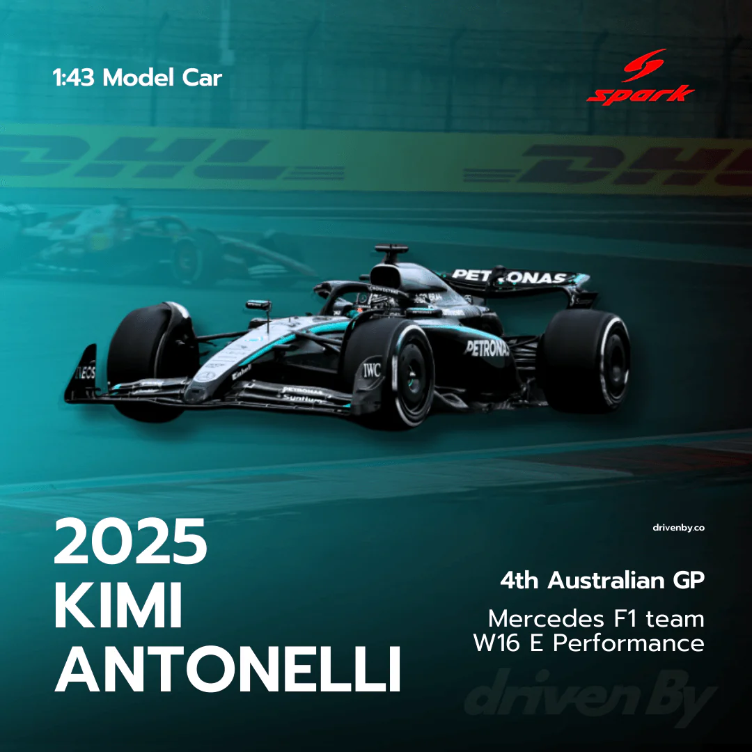 Kimi Antonelli - Australian GP 2025 4th Mercedes F1 Team W16 Model Car - Spark Model