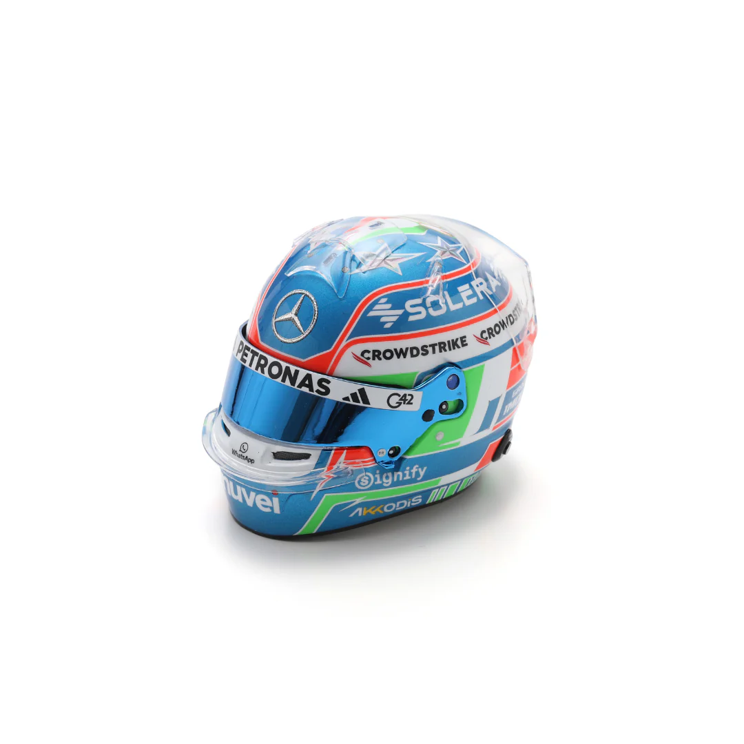 Kimi Antonelli Helmet Emilia Romagna GP 2025 - Mercedes-AMG PETRONAS F1 Team - 1:5 Spark Model Helmet - Image 2