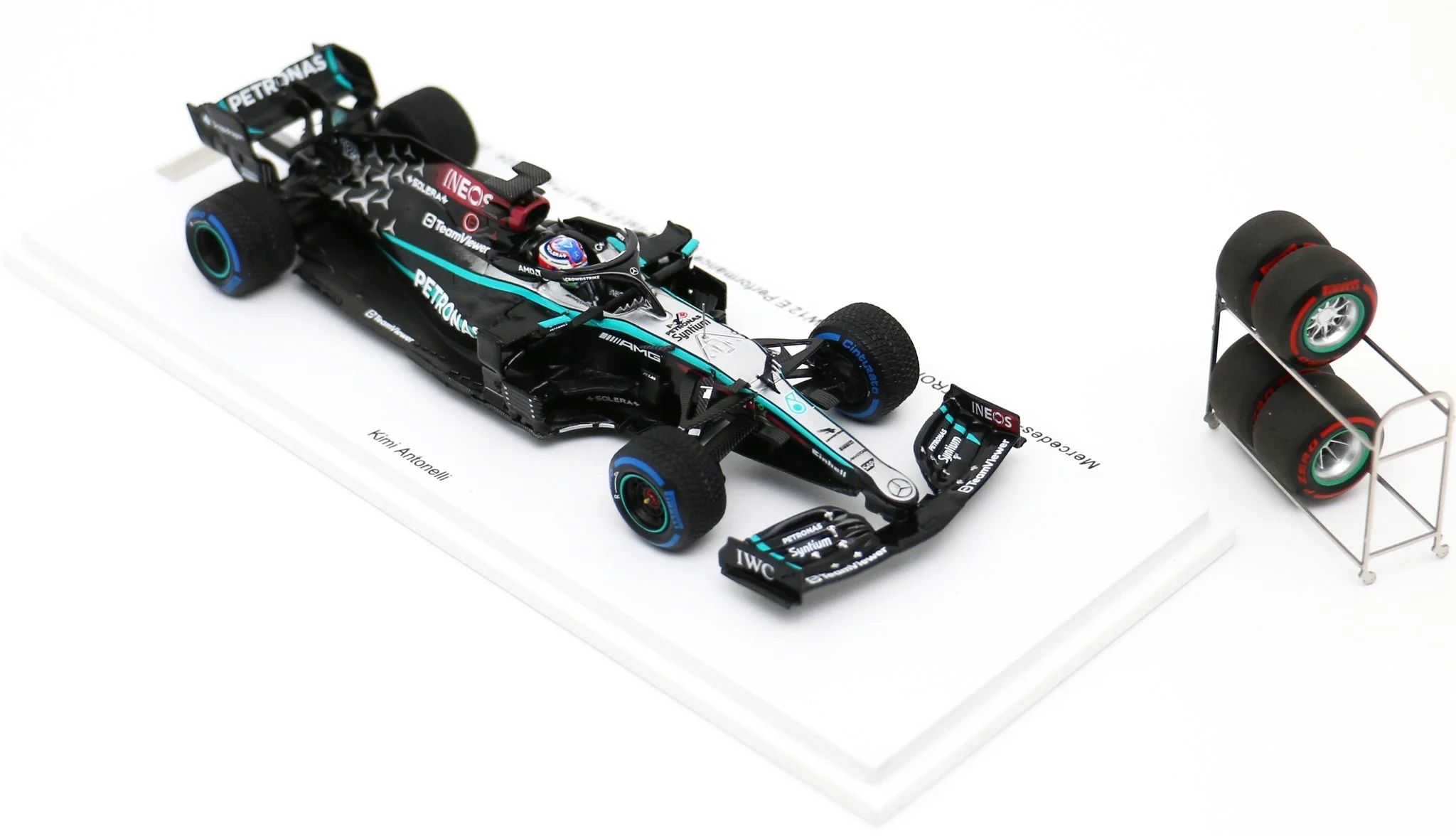 Kimi Antonelli - Mercedes F1 Team W12 E First F1 Test - 2024 Car Livery - Spark Model Car - Image 3