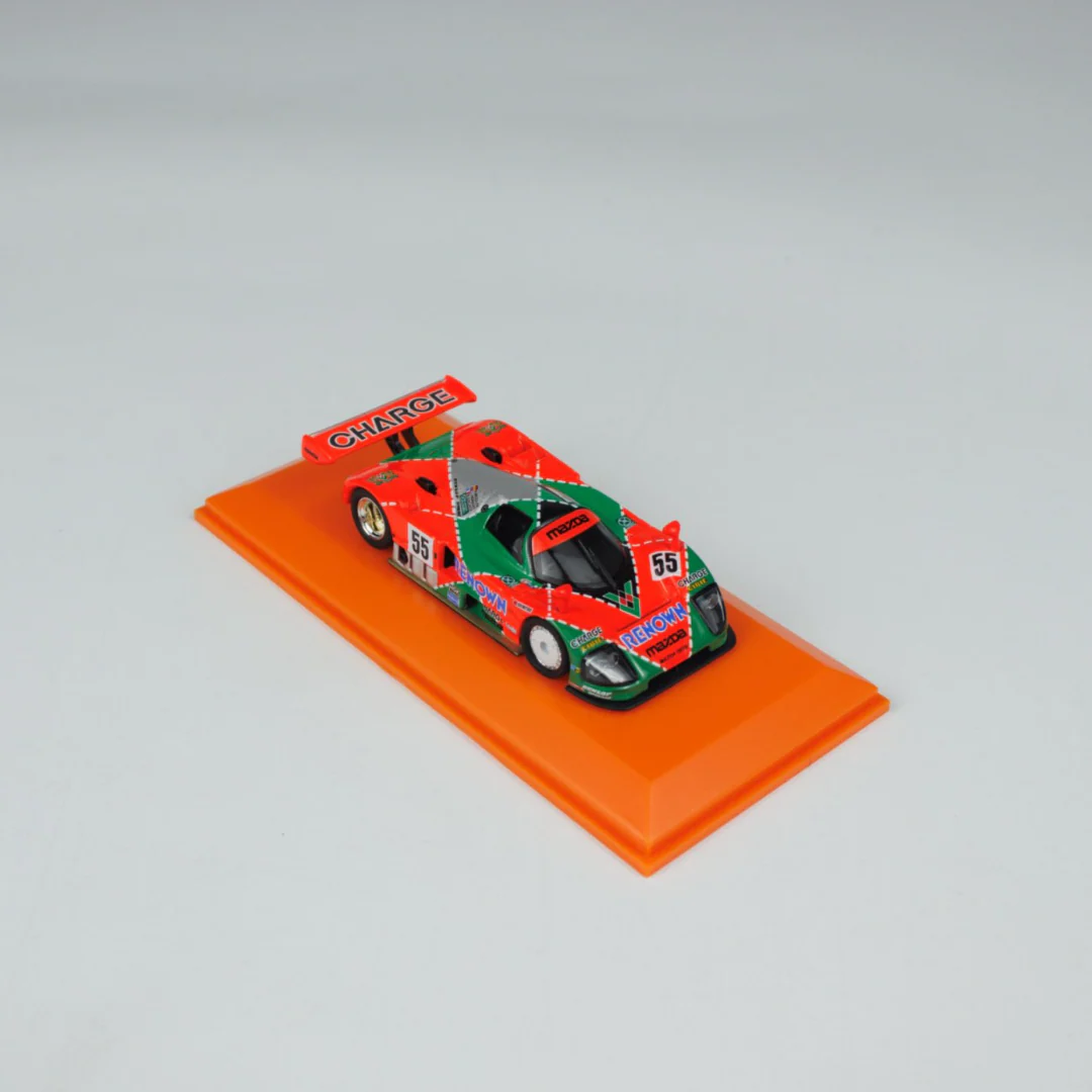 Kyosho 1:64 Mazda 787B (NO.55) Diecast Car Model With Book (Simplified Chinese) - Image 11