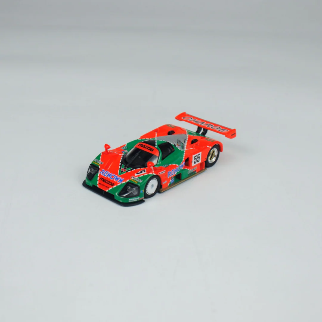 Kyosho 1:64 Mazda 787B (NO.55) Diecast Car Model With Book (Simplified Chinese) - Image 16