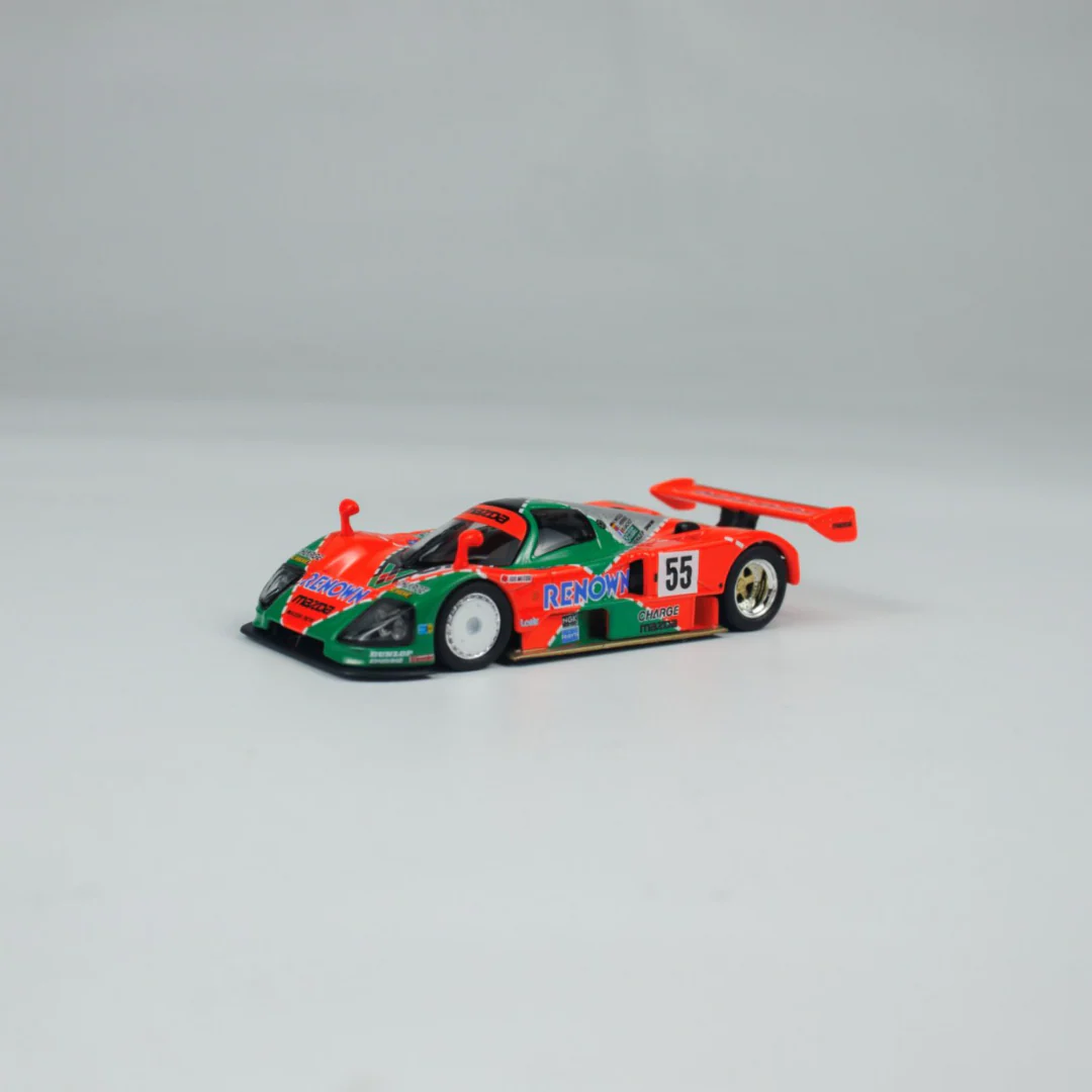Kyosho 1:64 Mazda 787B (NO.55) Diecast Car Model With Book (Simplified Chinese) - Image 18
