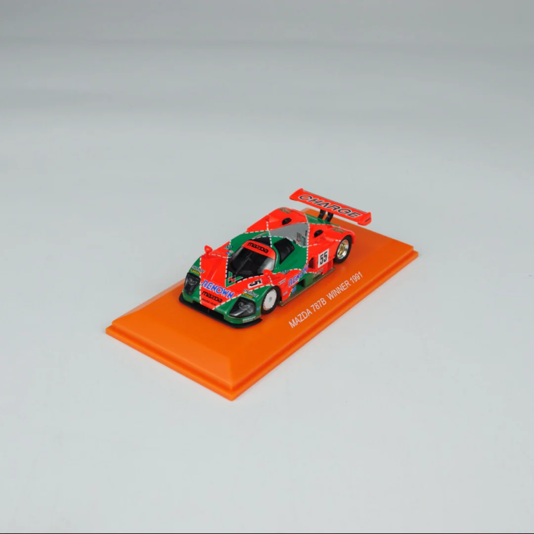 Kyosho 1:64 Mazda 787B (NO.55) Diecast Car Model With Book (Simplified Chinese) - Image 5