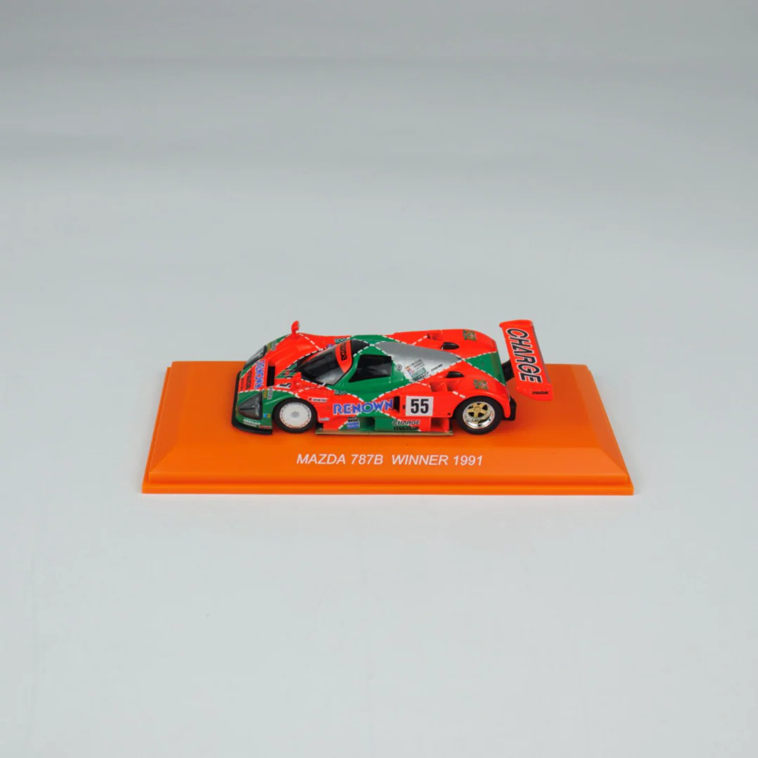 Kyosho 1:64 Mazda 787B (NO.55) Diecast Car Model With Book (Simplified Chinese) - Image 6