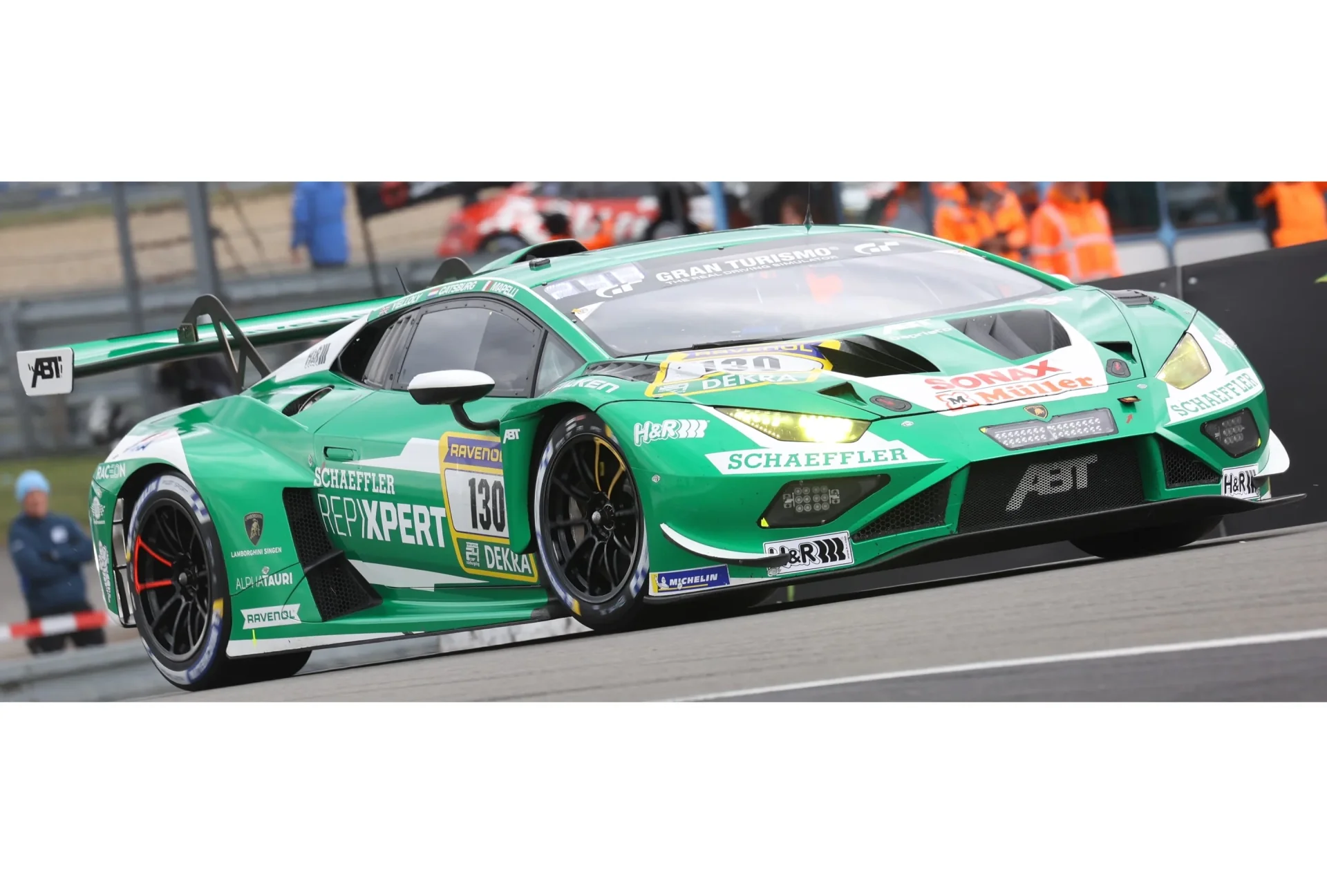 Lamborghini Huracan GT3 EVO2 No.130 Team ABT 24H Nürburgring 2026 1:43 - Spark Model Car