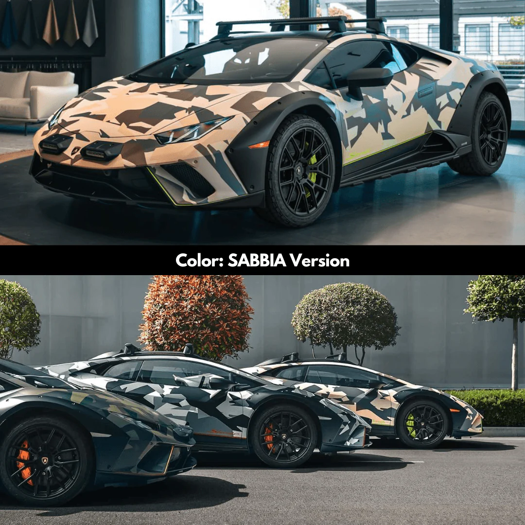 Lamborghini Huracan Sterrato All-Terrain 迷彩拉花 全地形跑車 1:18 Model Car - MR Collection - Image 4