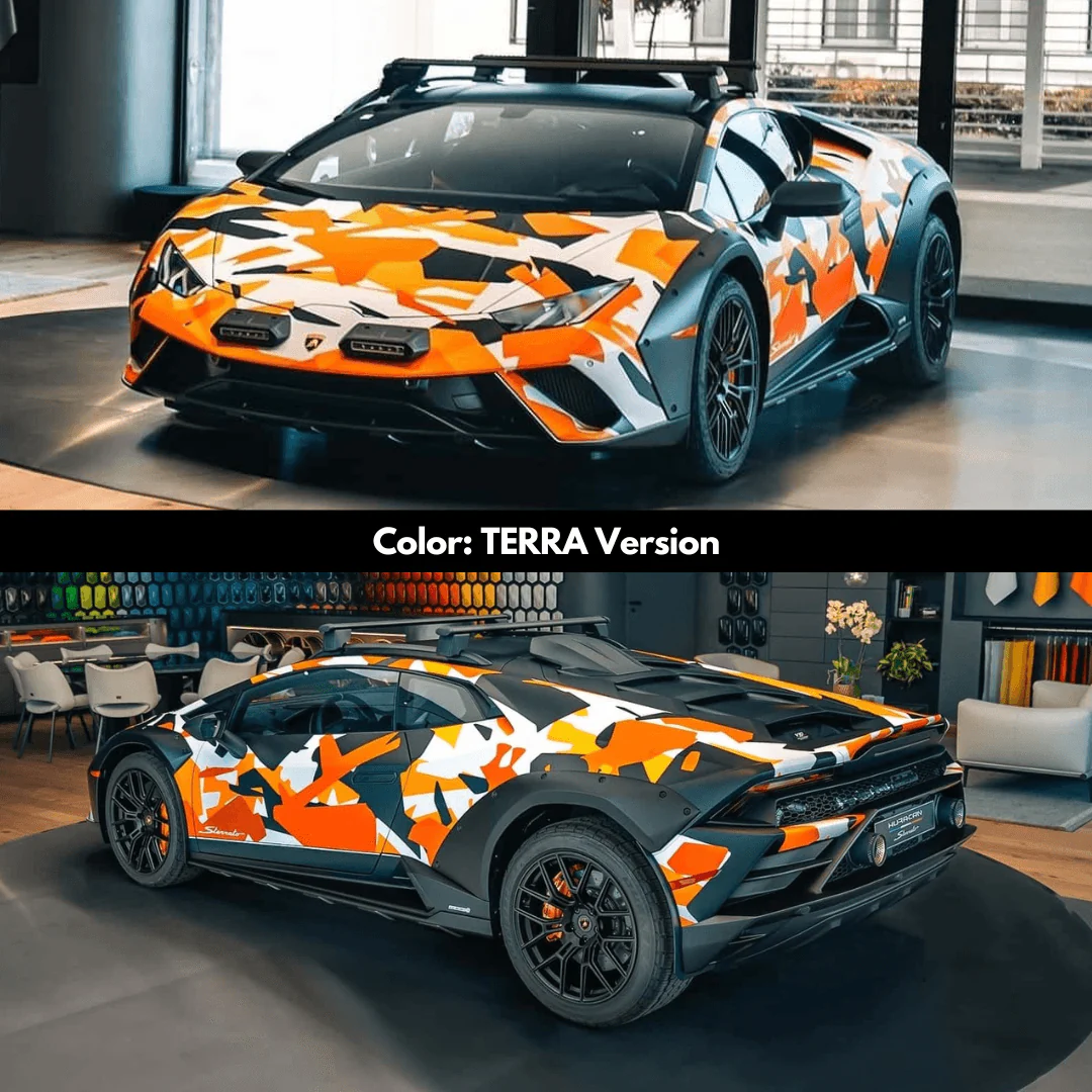 Lamborghini Huracan Sterrato All-Terrain 迷彩拉花 全地形跑車 1:43 Model Car - Looksmart - Image 3
