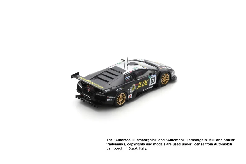 Lamborghini Murcielago R-GT LM No.53 JLOC ISAO NORITAKE 24H Le Mans 2007 - Spark Model Car - Image 2