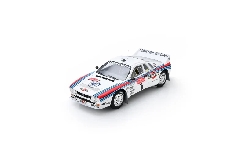 Lancia 037 Rally No.6 Winner Sanremo 1983 - Spark 1:18 Rally Heritage Model