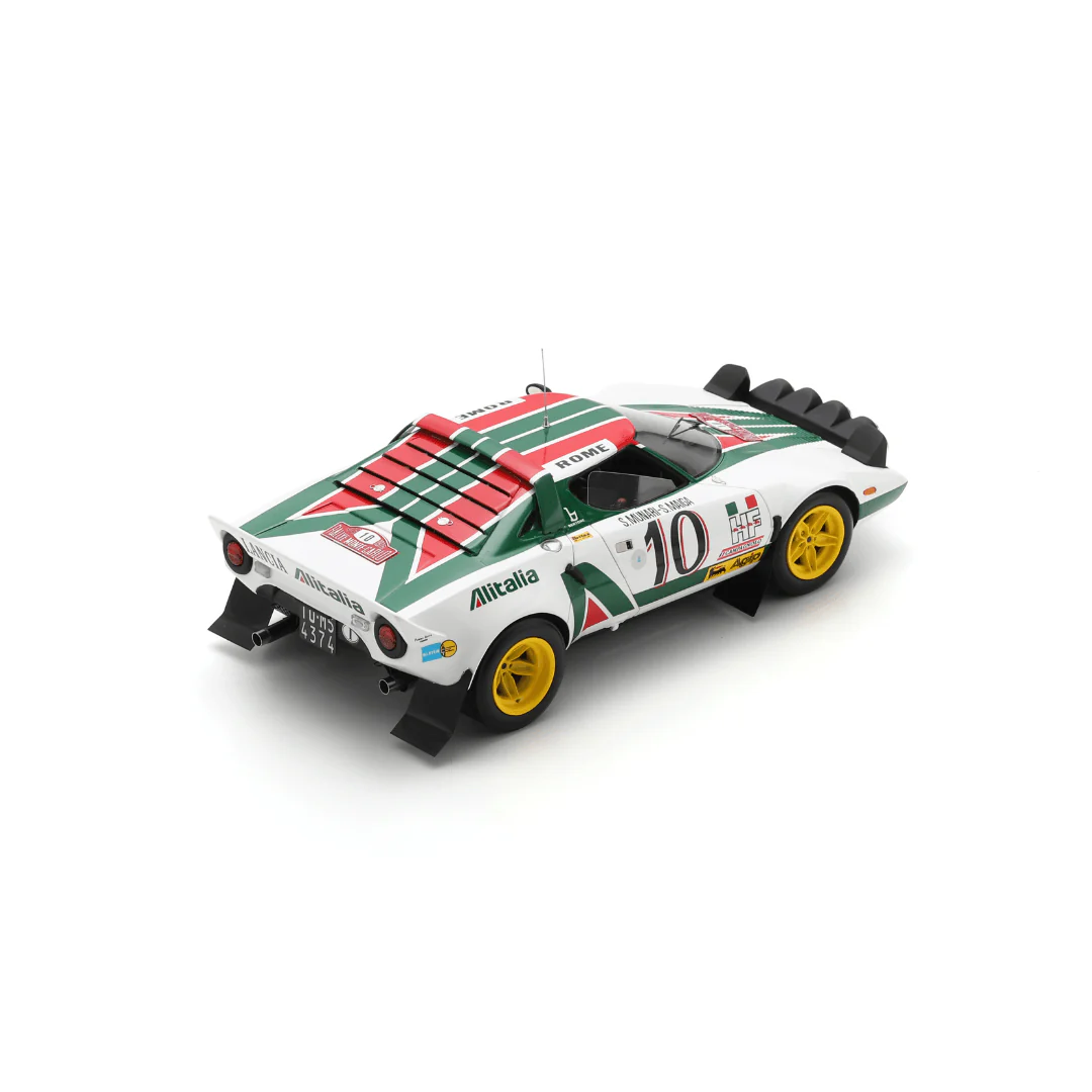 Lancia Stratos No.10 Winner Monte Carlo Rally 1976 - Spark Model Car - Image 2
