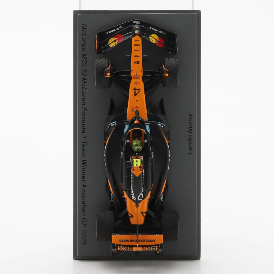 Lando Norris - Australian GP 2025 Winner McLaren MCL39 Model Car - Spark Model - Image 5