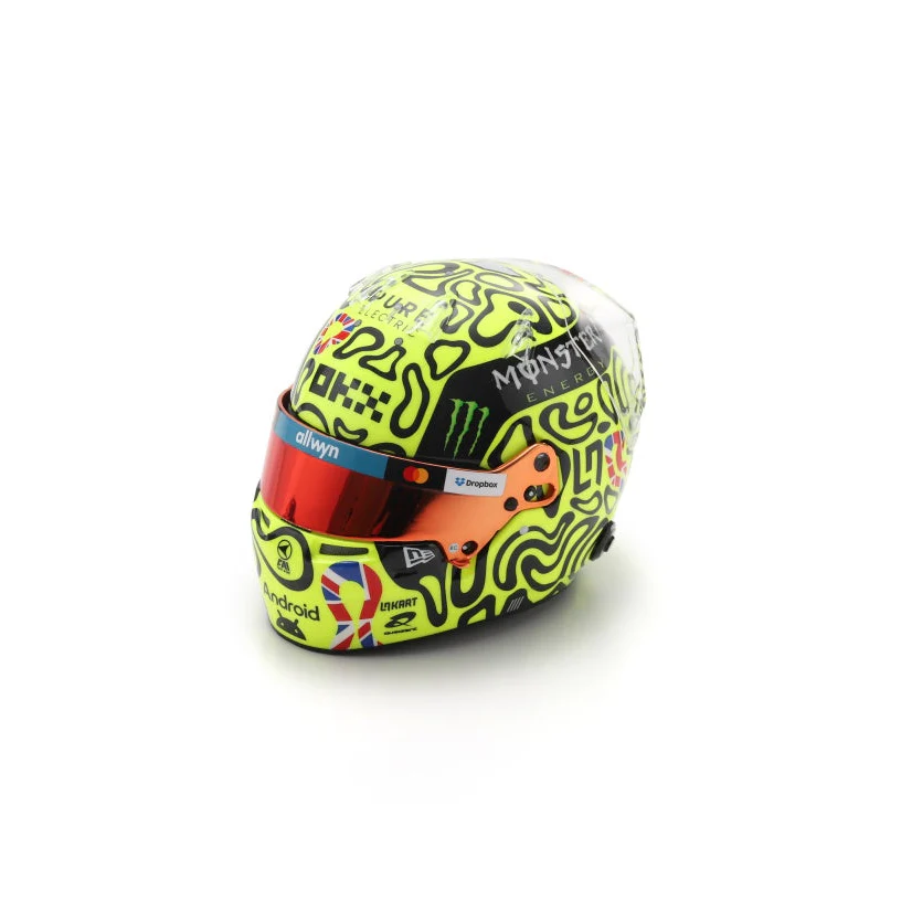 Lando Norris Helmet British GP 2025 Winner - McLaren F1 Team - Spark 1:5 Helmet
