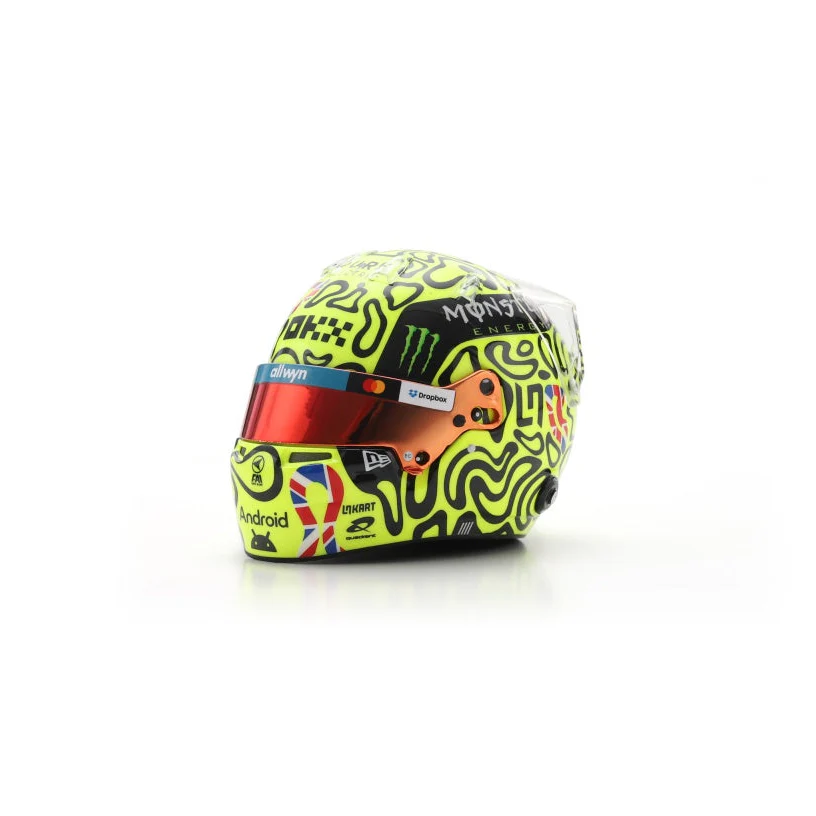 Lando Norris Helmet British GP 2025 Winner - McLaren F1 Team - Spark 1:5 Helmet - Image 3
