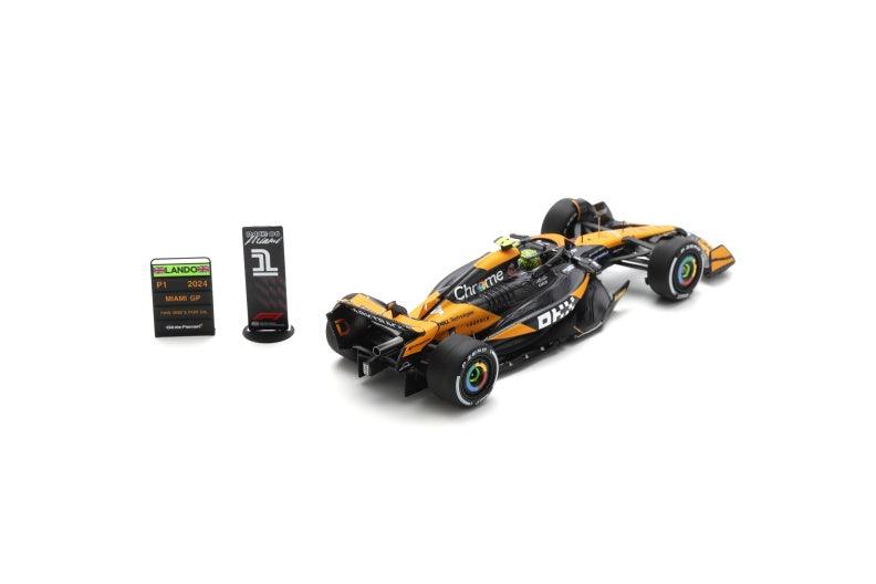 Lando Norris Miami GP 2024 First Win McLaren MCL38 Winner Model Car - Spark Model - Image 3