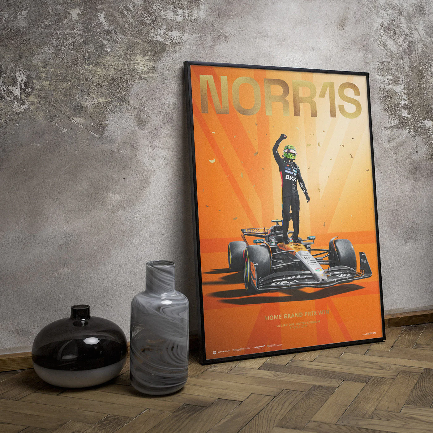 Lando Norris | Home Grand Prix Win | Silverstone 2025 | Official Automobilist Poster - Image 6