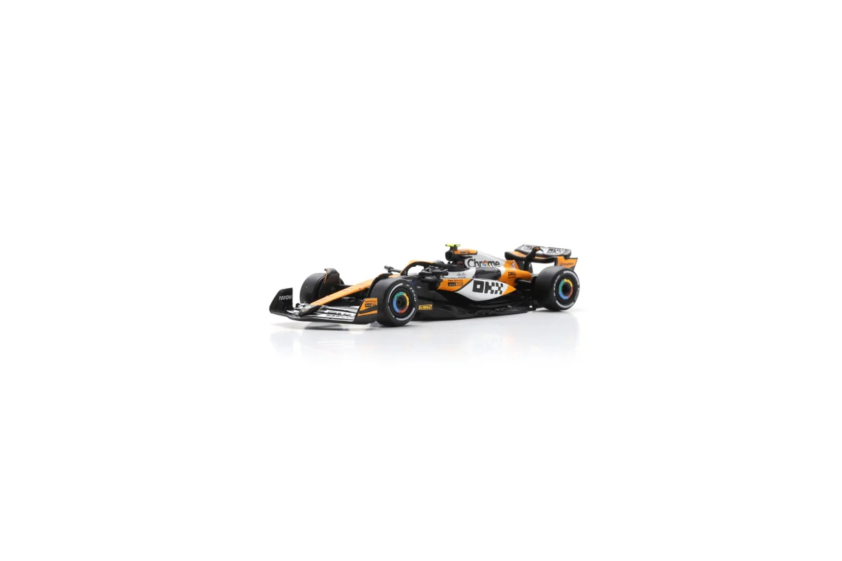 Lando Norris Singapore GP 2024 Winner McLaren MCL38 Special Livery Model Car - Scale 1:64 Sparky - Image 2