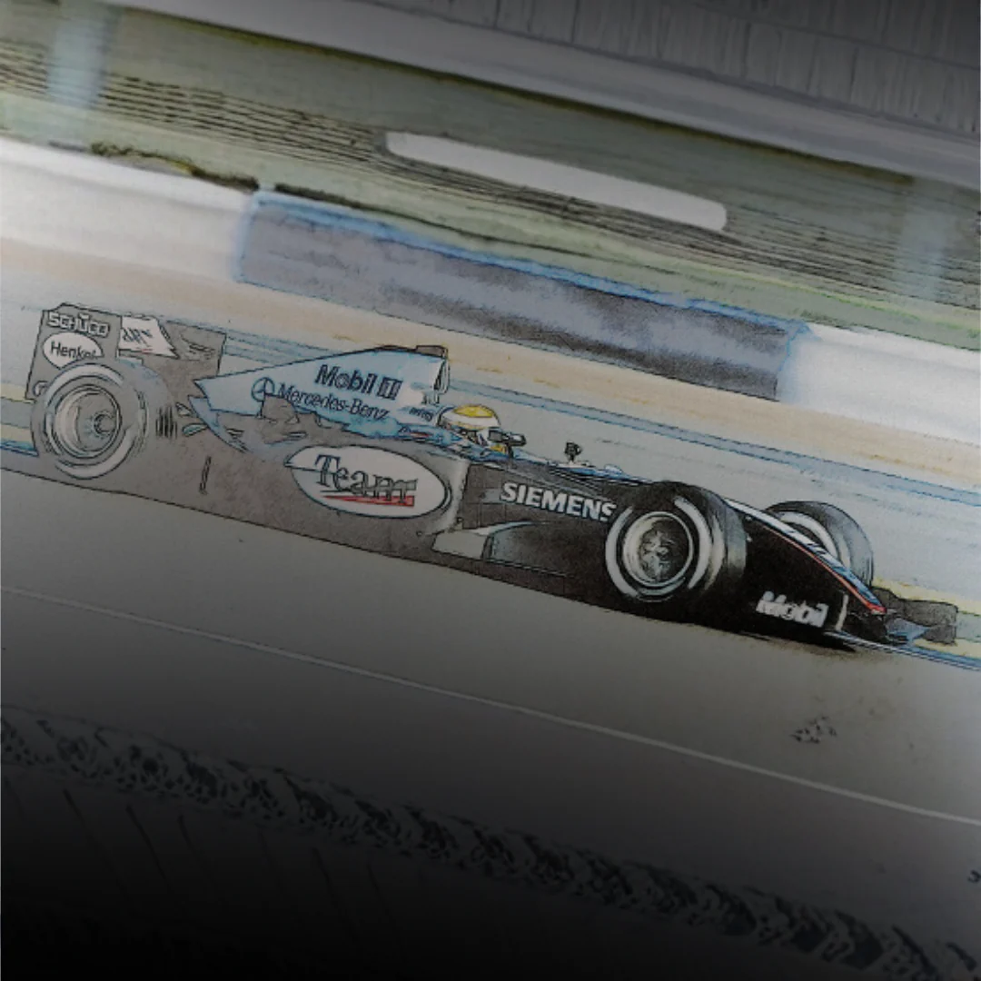 Lewis Hamilton Autosport Young Driver Test Siverstone 2004 MP4/19 - Minichamps 1:18 Model Car