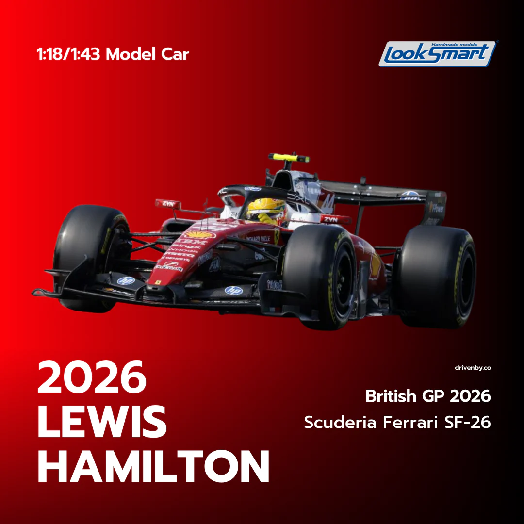 Lewis Hamilton British GP 2026 Scuderia Ferrari SF-26 3rd Position - Looksmart Model Car