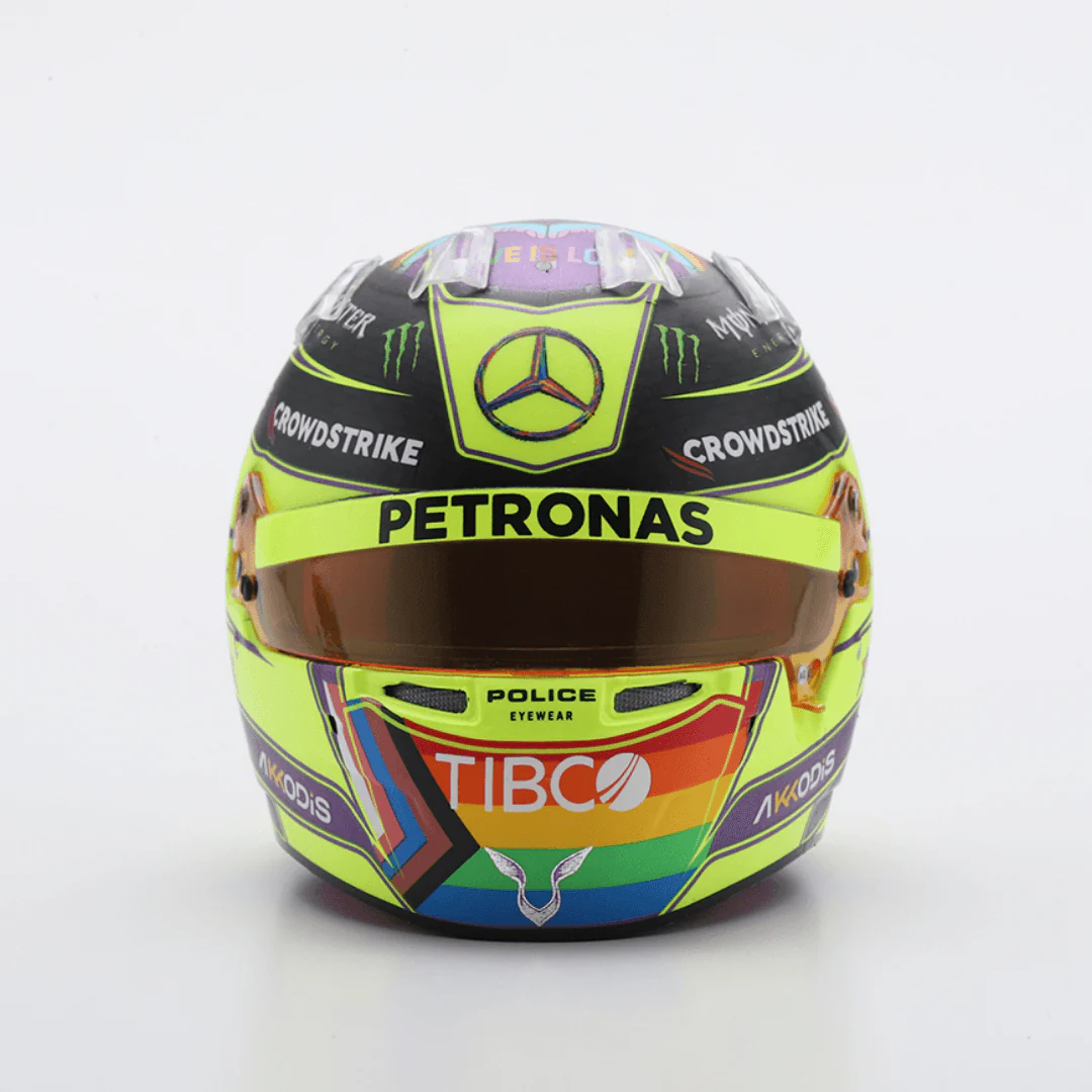 Lewis Hamilton Helmet Canadian GP 2022 Helmet Special Edition - 1/5 Proportion Spark Mini Helmet - Image 3