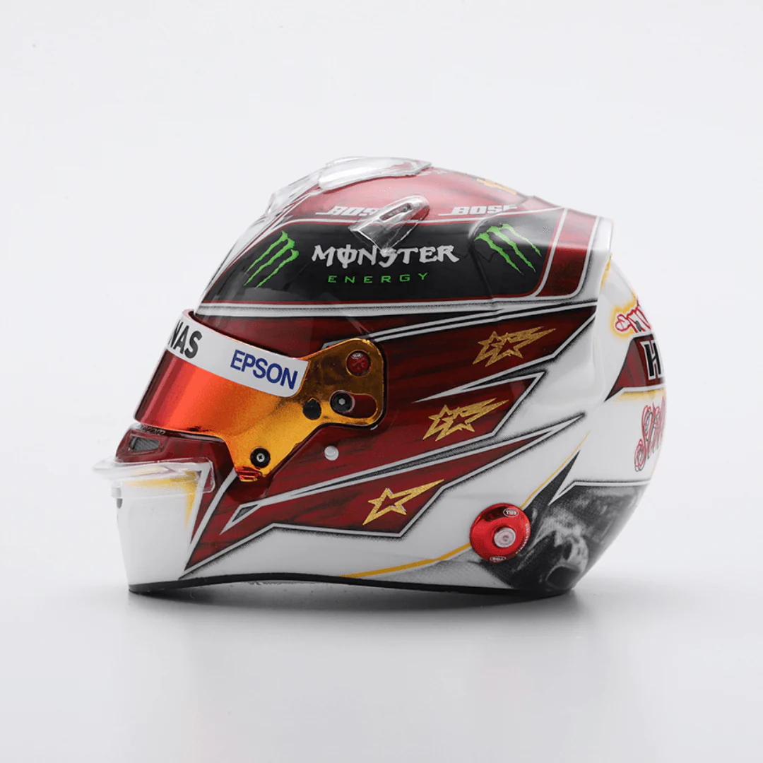 Lewis Hamilton Helmet Deutschland GP 2019 Helmet Special Edition - 1/5 Proportion Spark Mini Helmet - Image 4